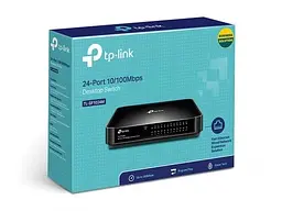 Комутатор TL-SF1024M, 24x10/100 Mb/s, пластмасовий корпус, некерований TP-Link teh0028236 - мініатюра 4