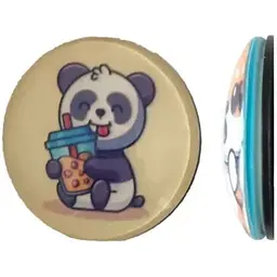 Тримач Поп Сокет New Glass (Скло) Baby Panda №34