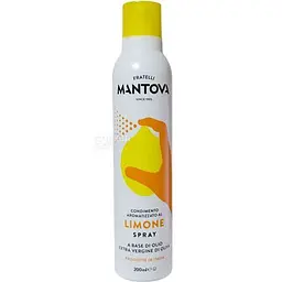 Олія-спрей оливкова Mantova Extra Virgin з лимоном 200мл