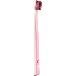 Зубна щітка Curaprox Velvet 12460 рожева з червоним