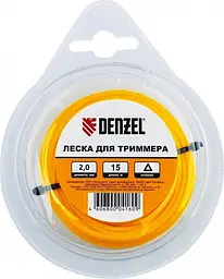 Волосінь для тримера трикутник 2.0 мм х 15 м, Denzel (96163) - мініатюра 2