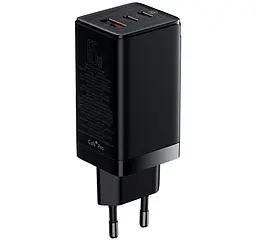 Зарядное устройство Baseus GaN3 Pro 3 порта 2C+U 65W (CCGP050101)