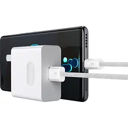 Кабель Baseus USB Type-C Dynamic Series Fast Charging Data cabel USB to Type-C 100W 2m White (CALD000702) - миниатюра 4