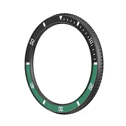 Безель Sikai для смартгодинника Xiaomi Watch S3/S4 Black-green - мініатюра 3