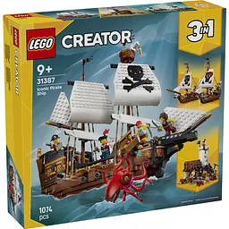 Конструктор LEGO Creator Культовий піратський корабель (31387) - мініатюра 2