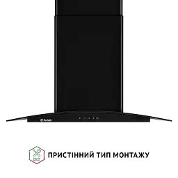 Витяжка декоративна зі склом Perfelli GRASSI 6HMB NERO - мініатюра 2