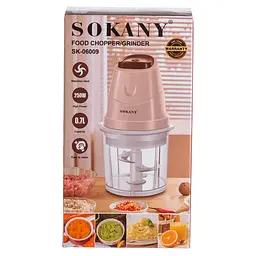 Чопер Sokany SK-06009 чаша на 700 мл, червоний Sokany SK-06009R - мініатюра 7