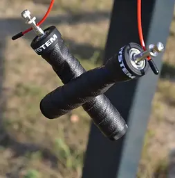 Скакалка скоростная Power System PS-4079 3 м, Black/Red - мініатюра 2