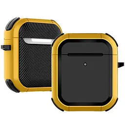 Футляр протиударний Black ed. для навушників Airpods 1/2 Yellow
