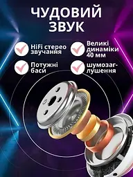 Бездротові навушники з котячими вушками Бірюзові - мініатюра 9