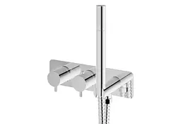 Змішувач для ванни Kohlman Axel chrome + BOX прихованого монтажу KPL-QW265AW, Хром - мініатюра 3