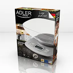 Ваги кухонні Adler AD 3137 Silver - мініатюра 10