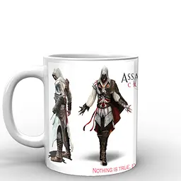 Кухоль GeekLand Assassins Creed слоган AC.02.08 330 мл білий - мініатюра 2