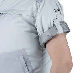 Куртка акумуляторна з вентиляцією Makita DFJ405ZXL (LXT, CXT, без акумуляторів та зарядного пристрою) - мініатюра 4