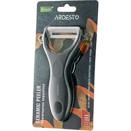 Овочечистка керамічна Ardesto Fresh 13.5×7.8 см зелена (AR8340GR) - мініатюра 2