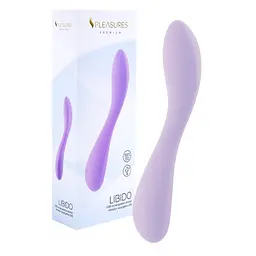 Вібратор Pleasures Premium Libido 19.5 см бузковий - мініатюра 3