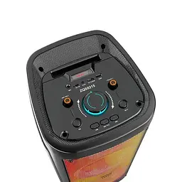 Акустична система XPRO ZPRO ZQS-8215 потужність 150 Вт Bluetooth USB SD USB AUX мікрофонний вхід для караоке (MER-15653_3850) - мініатюра 2
