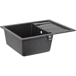 Кухонна мийка Lidz 650x500/200 GRF-13 графіт (LIDZGRF13650500200) - мініатюра 2