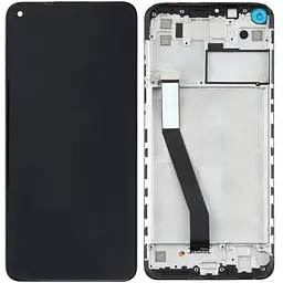Дисплей Xiaomi Redmi Note 9/Redmi 10X 4G чорний, оригінал PRC, з рамкою