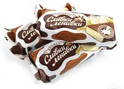 Цукерки Roshen Сливки-лінивки вафельні глазуровані 1 кг