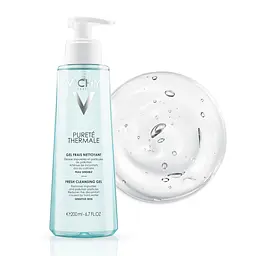 Освіжаючий очищуючий гель для обличчя Vichy Purete Thermale 200 мл - мініатюра 3