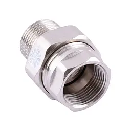 Згін-американка прямий Quality Professional 1/2″ НІКЕЛЬ QP160 000013964 - мініатюра 2