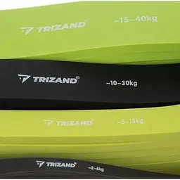 Високоякісний набір стрічок для вправ Trizand 24305 4 шт. - мініатюра 8