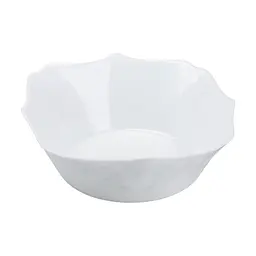 Столовий сервіз на 6 персон порцеляновий Leaf, білий TS Kitchen HP23405 - мініатюра 7