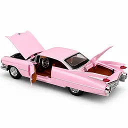 Колекційна металева модель автомобіля АвтоЕксперт Cadillac Coupe De Ville 1959 з інерцією, світлом та звуком 1:24 - мініатюра 4