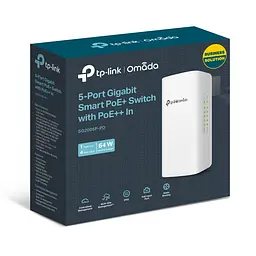 Комутатор SG2005P-PD 4xGE (4xPoE), 64W, 1xGE uplink (1xPoe), WebSmart, outdoor TP-Link teh0018206 - мініатюра 9