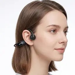 Бездротові спортивні навушники ACEFAST N10 bone conduction BT earphones, IP68, Black - мініатюра 4