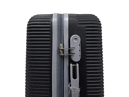 Валіза маленька S ABS-пластик Milano bag 004 56,5×39×24см 40л Чорний - мініатюра 5