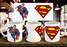 Чашка "Superman" 330 мл Салатова