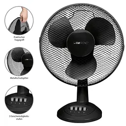 Вентилятор Clatronic VL 3602 Black - мініатюра 5