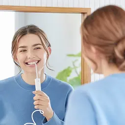 Panasonic Іригатор Panasonic стаціонарний, чаша 600 мл, від мережі, 4 насадки, білий - мініатюра 8