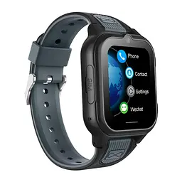 Розумний годинник для дитини Lemfo D2 Max з GPS трекером, 4G відеозв’язком, SIM-карткою, Wi-Fi, прослуховуванням, кнопкою SOS та українською мовою Чорний - мініатюра 3