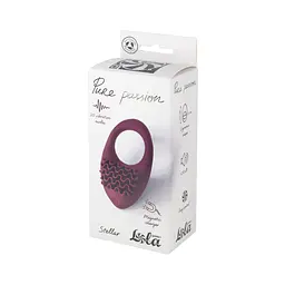 Ерекційне кільце Lola games Pure Passion Stellar 7.5 см бордовий - мініатюра 2