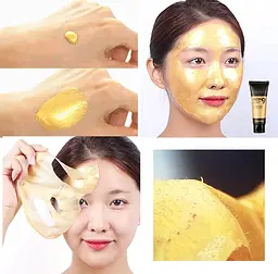 Маска-плівка для обличчя Medi-Peel Glow 9 24K Gold Mask Pack з золотом і пептидами 100 мл - мініатюра 2