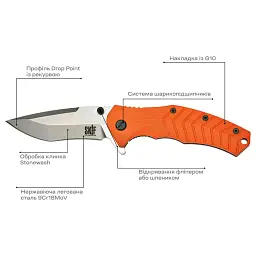 Ніж Skif Griffin II SW Orange - мініатюра 7