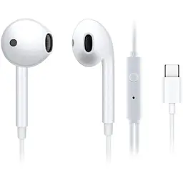 Навушники Vivo дротові зі штекером USB-C XE160 конектор Type-C білі