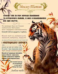Плед плюшевий 3D зі своїми побажаннями Сили і захисту татові 160х200 см