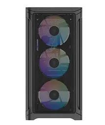 Корпус SAMA S31 без БЖ (S31-BKMMA4X1-GL) Black - мініатюра 2