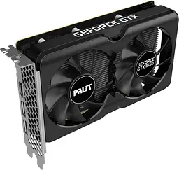 Відеокарта GeForce GTX 1650 4GB Palit GP OC (NE61650S1BG1-1175A) Б/В - мініатюра 3
