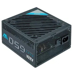 Блок живлення 650 Вт, AZZA, Black, 80+ Bronze, 12 см, 2xMolex / 5xSATA / 2x6+2-pin / 1x20+4-pin / 1x4+4-pin, захист UVP/OVP/OPP/OCP/SCP (PSAZ-650B) - мініатюра 2