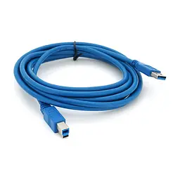 Кабель для принтера USB 3.0 AM/BM 3.0m blue Voltronic (YT-3.0AM\BM-3.0BL)