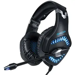 Навушники Onikuma Gaming with LED K1 Pro чорні - мініатюра 2