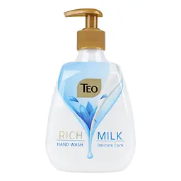 Мило рідке з дозатором Teo Rich Milk Delicate Care 400 мл (58237) - мініатюра 2
