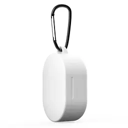 Силіконовий чохол для навушників Xiaomi Redmi AirDots 3, Hang Case, білий, ультратонкий захисний кейс товщиною 2 мм, захист від подряпин, пилу та ударів, компактний, з карабіном для кріплення, ArmorStandart (ARM66882)