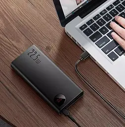 Зовнішній акумулятор Baseus Adaman Metal 20000 mAh 22.5 W (PPAD000101) - мініатюра 4