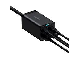 Мережевий зарядний пристрій BASEUS GaN 3 Pro 100 W Black (CCGP000101) - мініатюра 6